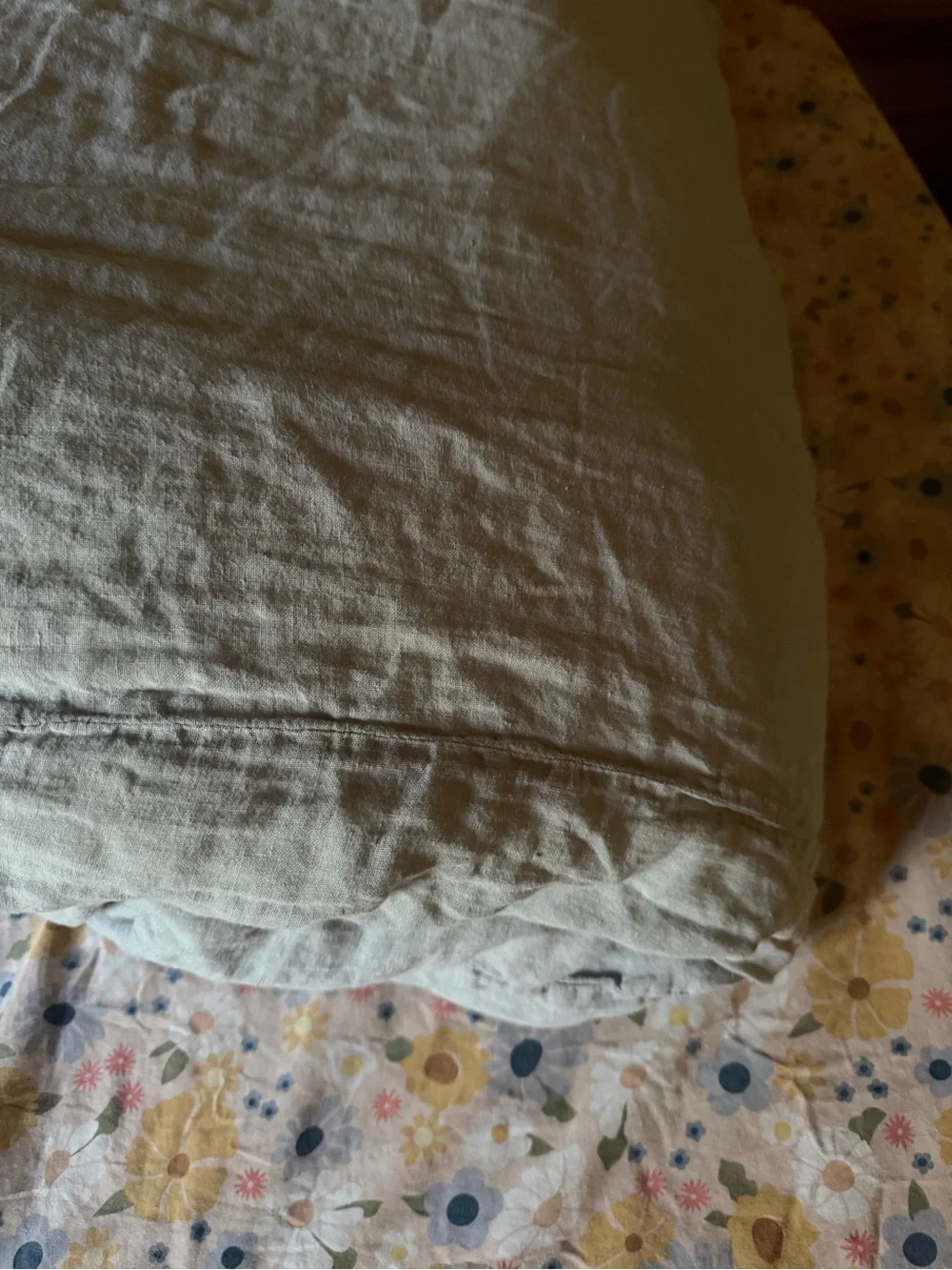 European Linen Duvet Cover - Light blue